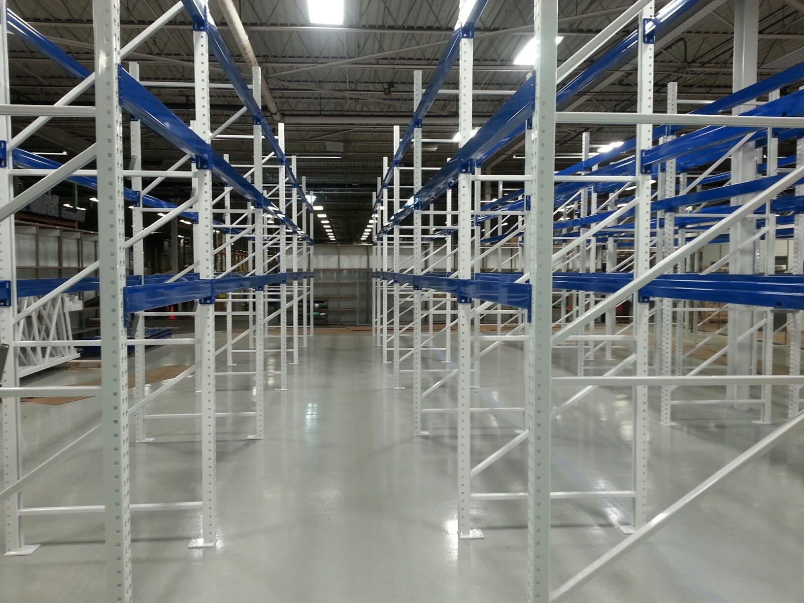 Industrial shelving warehouse systems