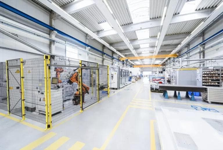 Industrial machine enclosure